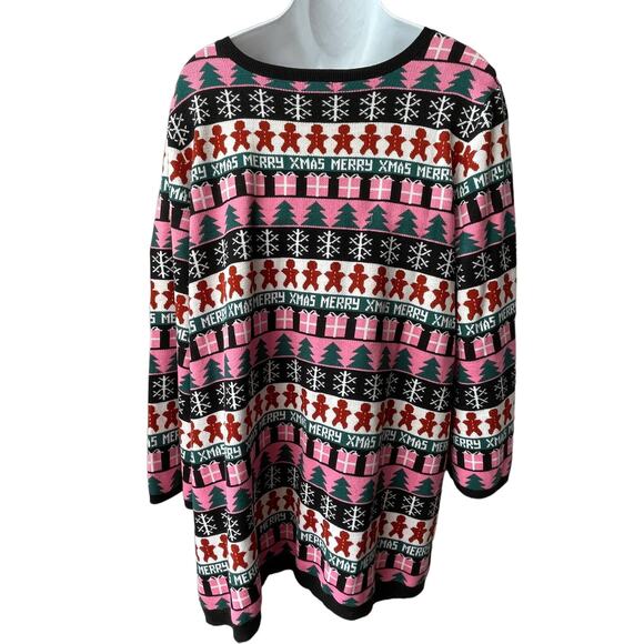 Rue 21 Gingerbread Man Ugly Christmas Sweater SIze 3XL - Picture 2 of 3
